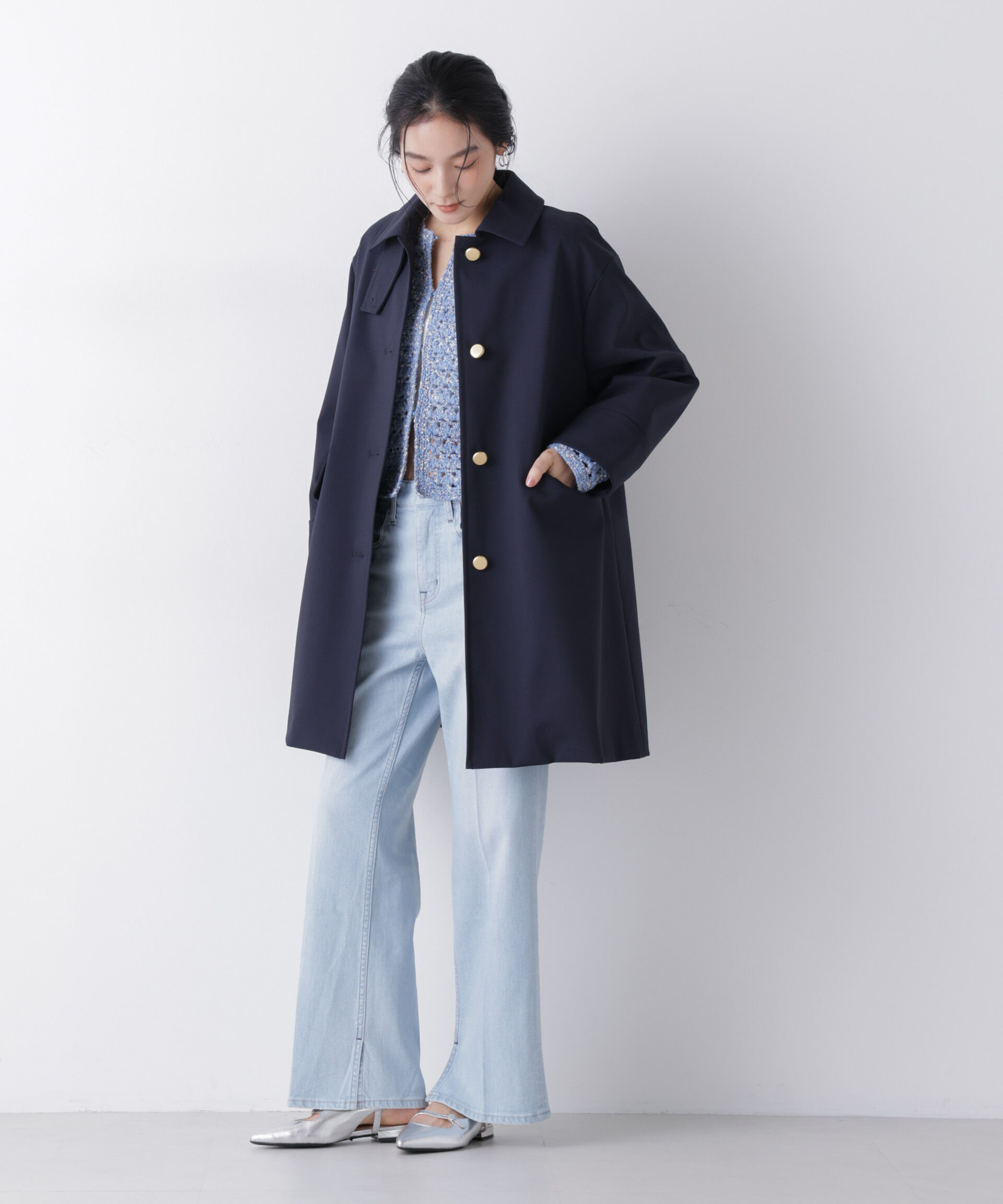 nano･universe「ボンディングステンカラーコート」|その他|