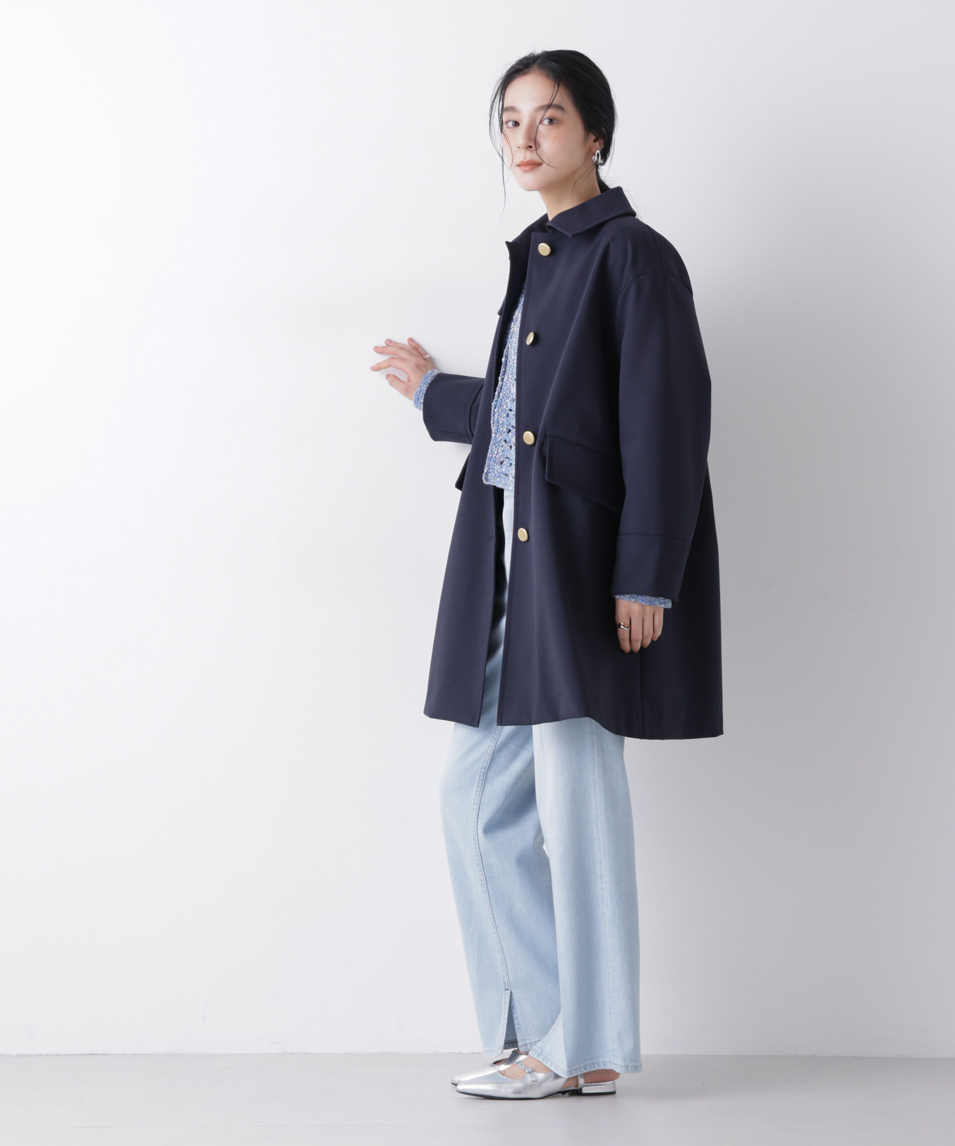 nano･universe「ボンディングステンカラーコート」|その他|