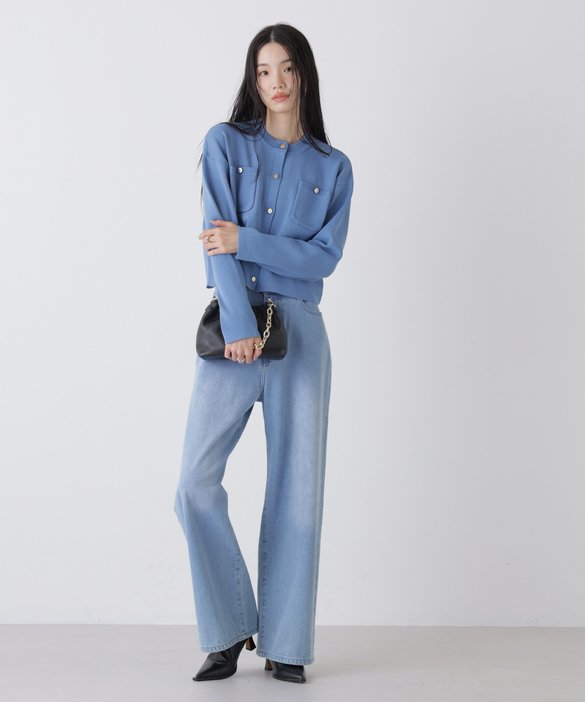 nano･universe「洗濯機洗可UVカット総針ニットカーディガン」|ニット・セーター|