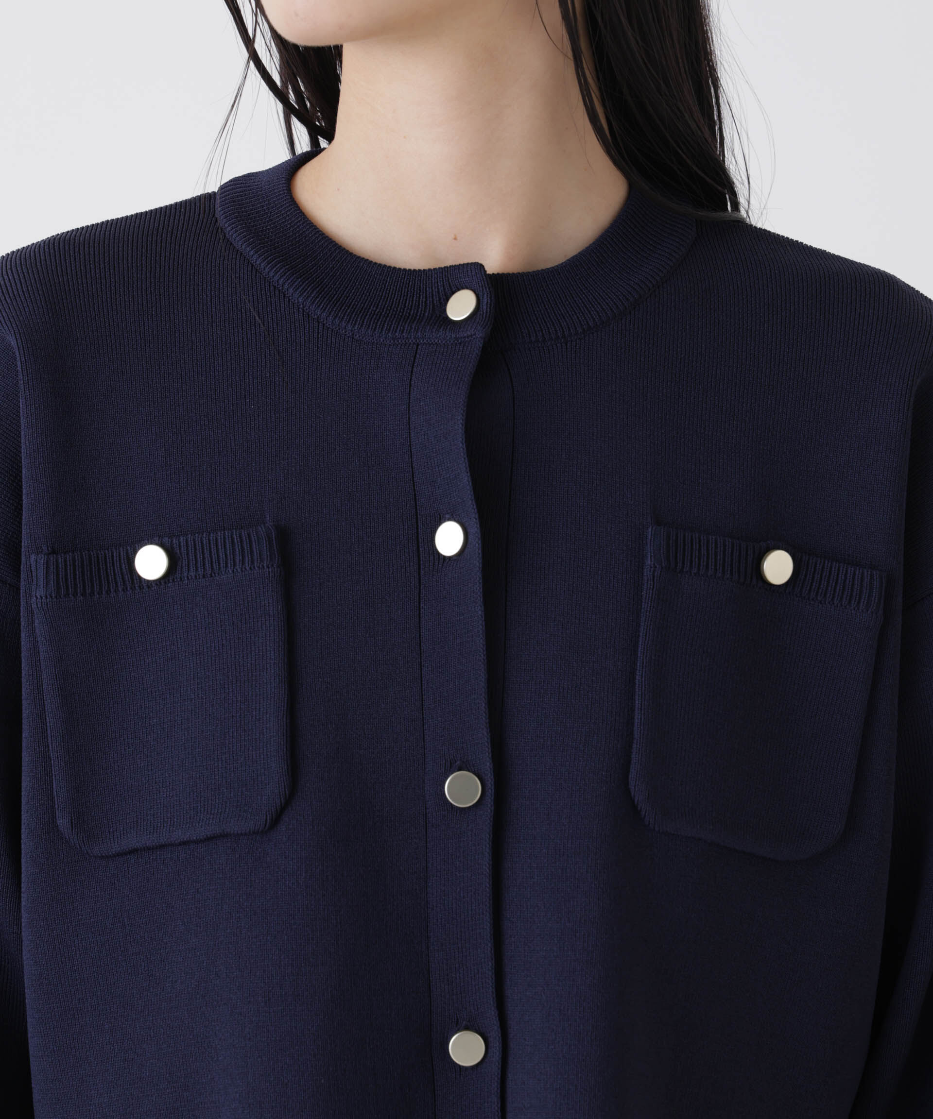 nano･universe「洗濯機洗可UVカット総針ニットカーディガン」|ニット・セーター|