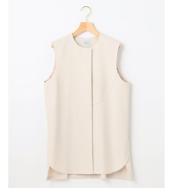組曲「【洗える】パールポイントショートレングス ジレ」|ベスト・ジレ|