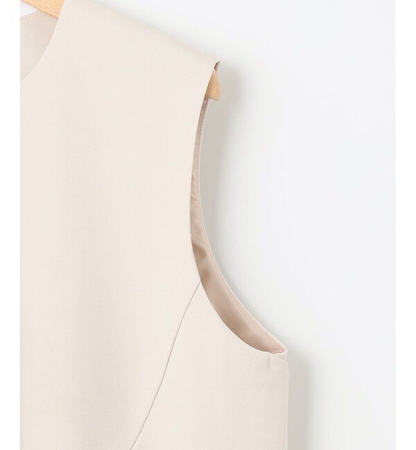 組曲「【洗える】パールポイントショートレングス ジレ」|ベスト・ジレ|