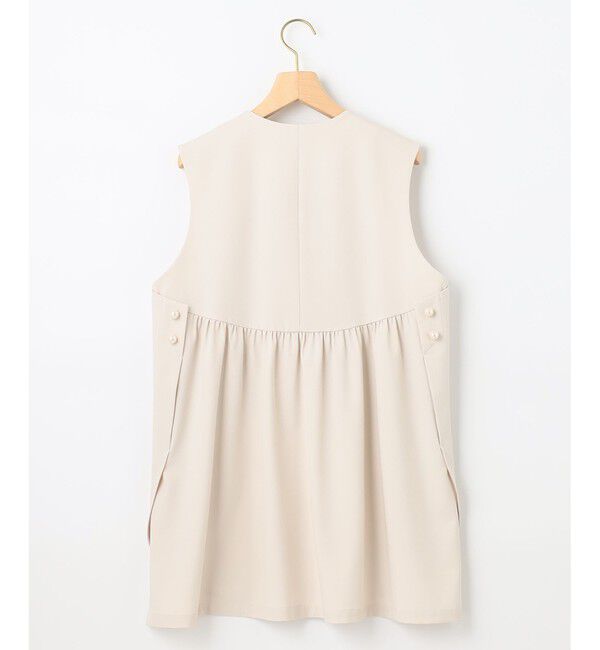 組曲「【洗える】パールポイントショートレングス ジレ」|ベスト・ジレ|