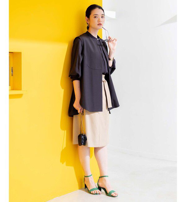 組曲「【洗える】パールポイントショートレングス ジレ」|ベスト・ジレ|