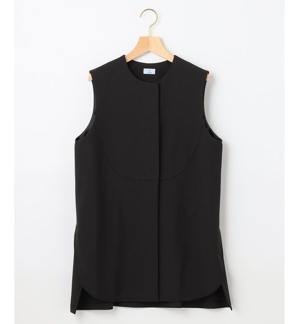 組曲「【洗える】パールポイントショートレングス ジレ」|ベスト・ジレ|