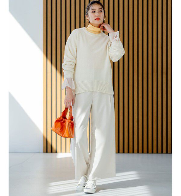 組曲「カシミヤブレンドバルキープルオーバー ニット」|ニット・セーター|