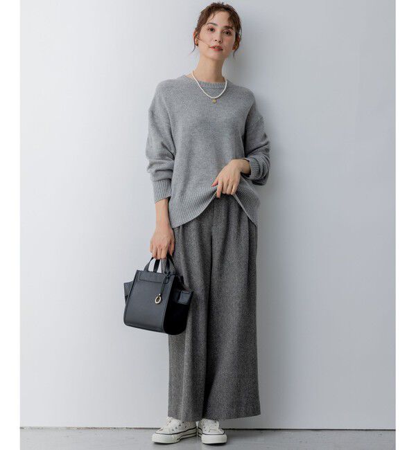 組曲「カシミヤブレンドバルキープルオーバー ニット」|ニット・セーター|