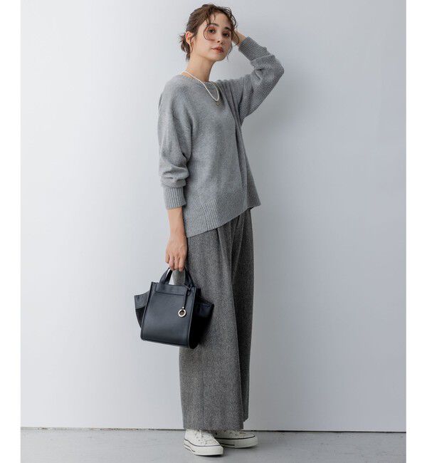 組曲「カシミヤブレンドバルキープルオーバー ニット」|ニット・セーター|