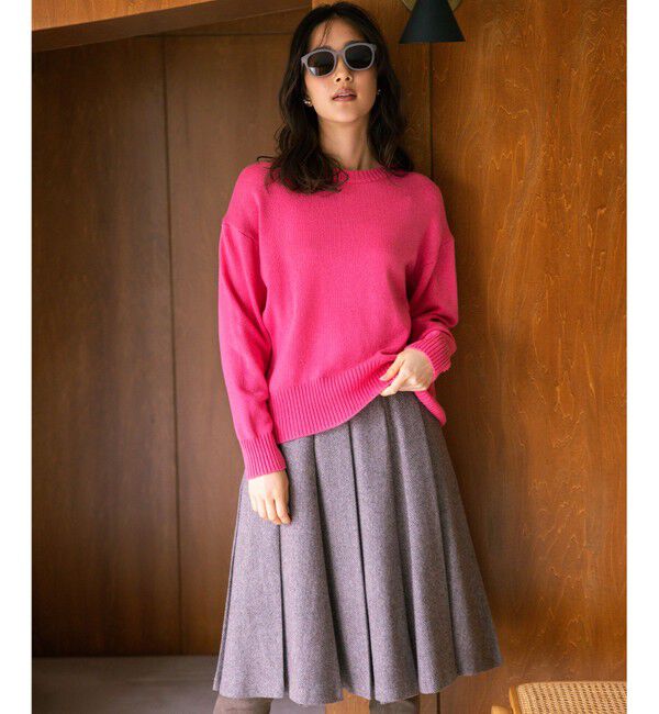 組曲「カシミヤブレンドバルキープルオーバー ニット」|ニット・セーター|