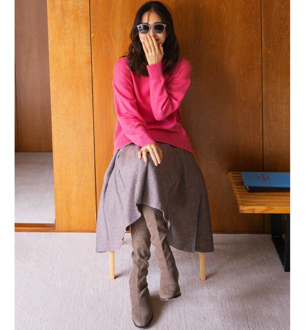 組曲「カシミヤブレンドバルキープルオーバー ニット」|ニット・セーター|