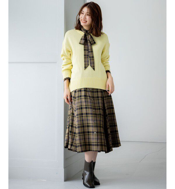 組曲「カシミヤブレンドバルキープルオーバー ニット」|ニット・セーター|