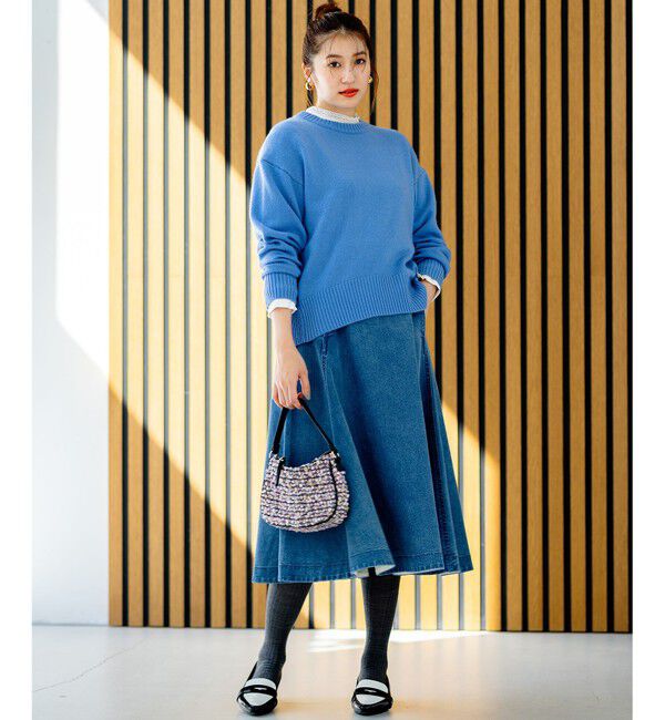 組曲「カシミヤブレンドバルキープルオーバー ニット」|ニット・セーター|