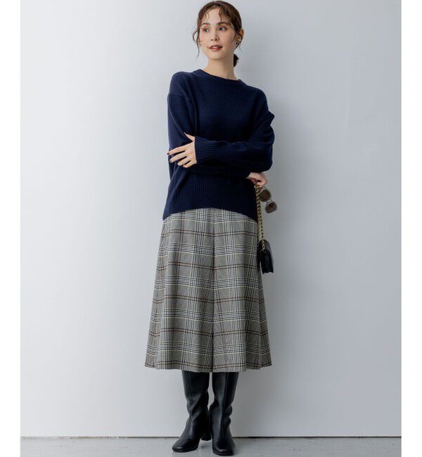 組曲「カシミヤブレンドバルキープルオーバー ニット」|ニット・セーター|