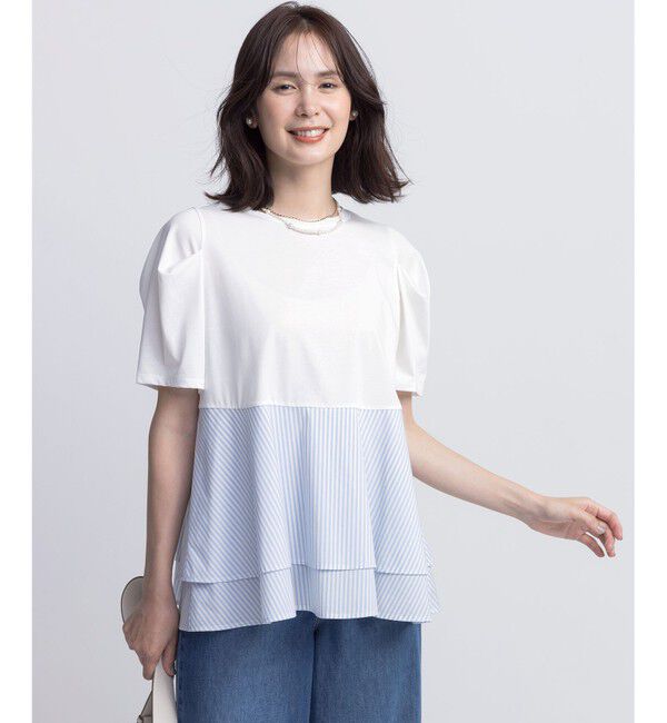 組曲「シャツコンビティアード カットソー」|Tシャツ・カットソー|ﾌﾞﾙｰｽﾄ