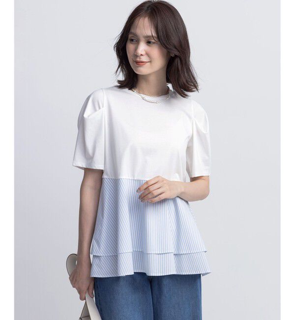 組曲「シャツコンビティアード カットソー」|Tシャツ・カットソー|