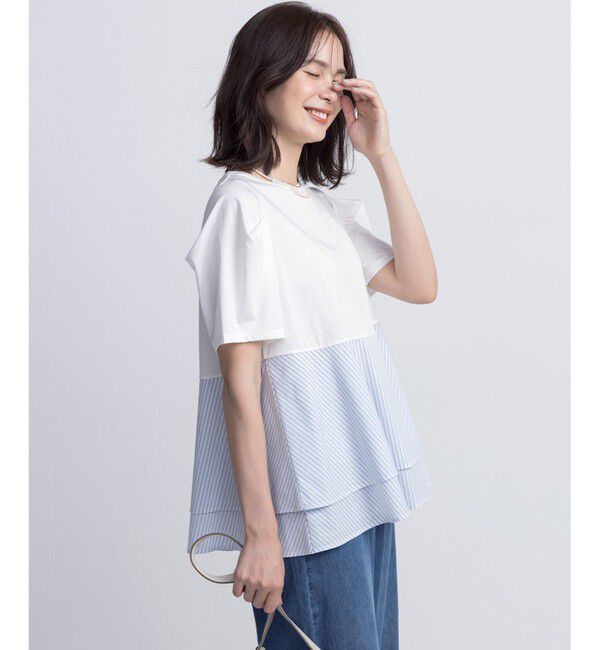 組曲「シャツコンビティアード カットソー」|Tシャツ・カットソー|