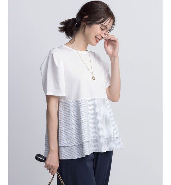 組曲「シャツコンビティアード カットソー」|Tシャツ・カットソー|