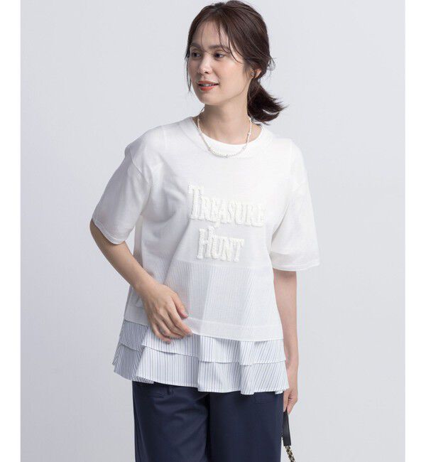 組曲「シャツコンビティアード カットソー」|Tシャツ・カットソー|