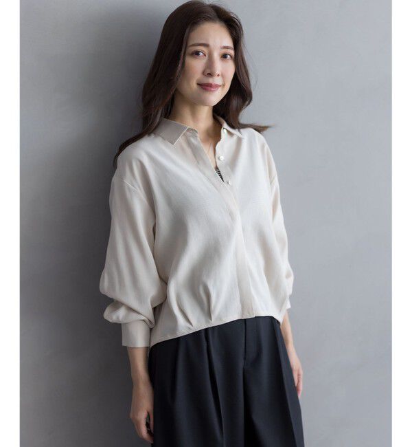 組曲「バウンディングシャーティングカシュクール ブラウス」|シャツ・ブラウス|