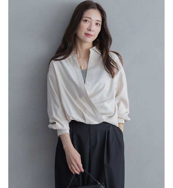 組曲「バウンディングシャーティングカシュクール ブラウス」|シャツ・ブラウス|