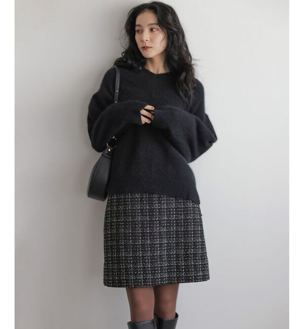 組曲「フラッフィーファーＶネック ニット」|ニット・セーター|