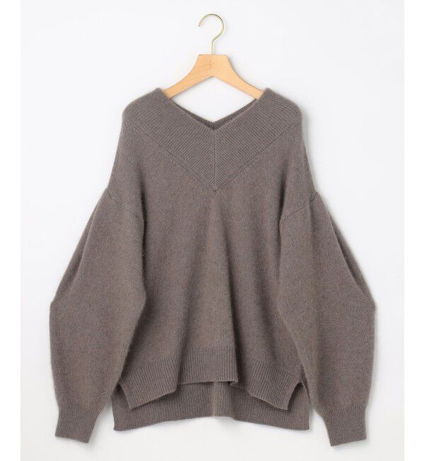 組曲「フラッフィーファーＶネック ニット」|ニット・セーター|