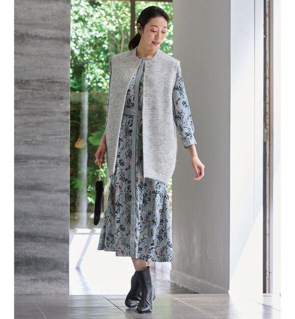 自由区「【WEB限定カラーあり】モヘアニット ジレ」|ベスト・ジレ|