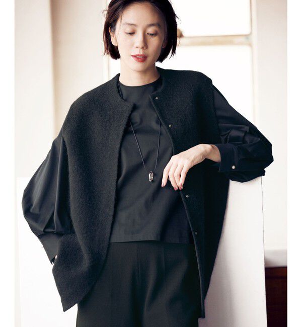 自由区「【WEB限定カラーあり】モヘアニット ジレ」|ベスト・ジレ|