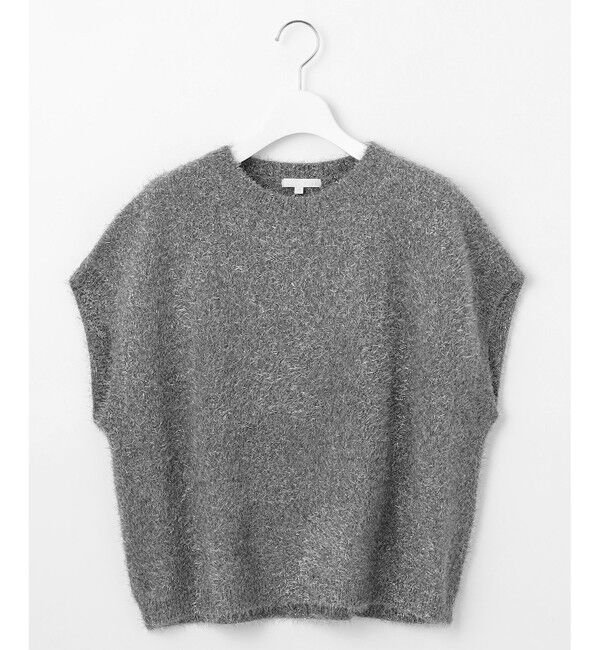 自由区「【洗える】フェザーラメ ベスト」|ベスト・ジレ|