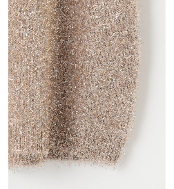 自由区「【洗える】フェザーラメ ベスト」|ベスト・ジレ|