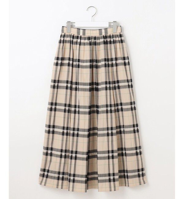 自由区「シアーブライトチェック スカート」|スカート|