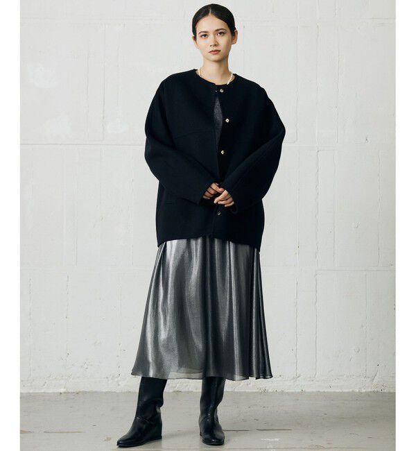 自由区「【カタログ掲載】シャイニーギャザー スカート」|スカート|