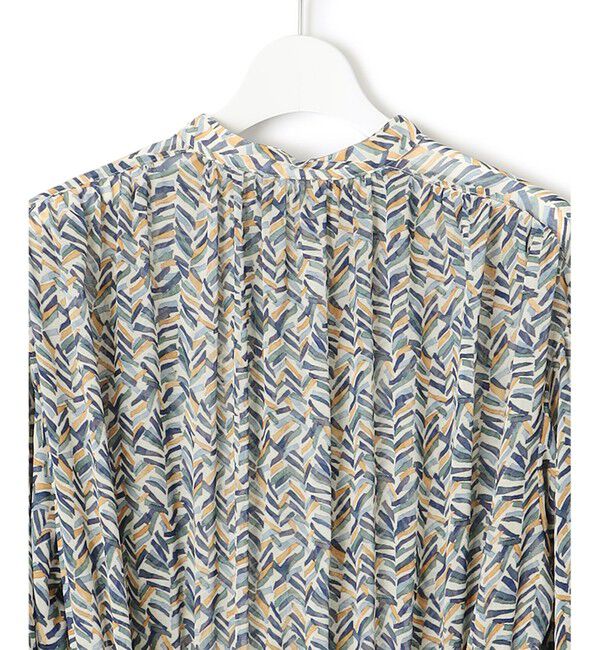 23区「【洗える】シアーヘリンボーンプリント ワンピース」|ワンピース|