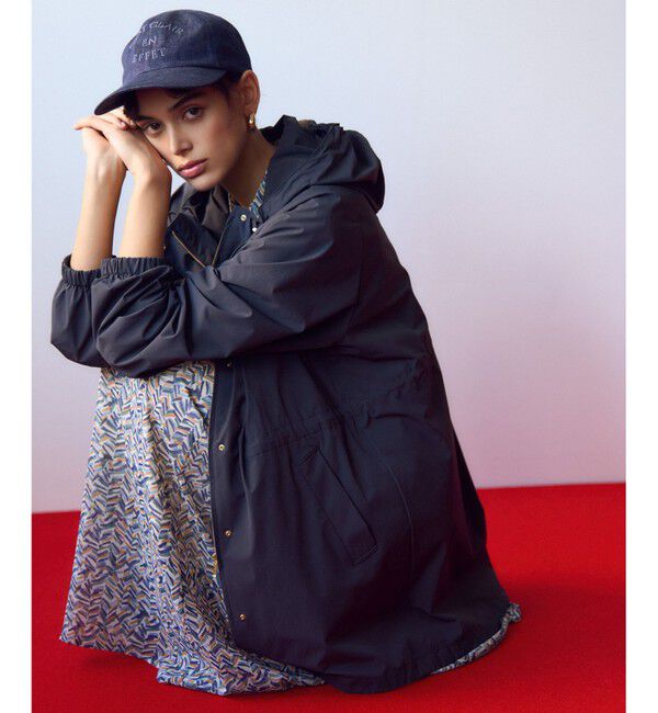 23区「【洗える】シアーヘリンボーンプリント ワンピース」|ワンピース|