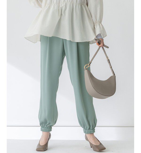 23区「【防シワ性/吸水速乾】ジョーゼットサテン ジョグパンツ」|その他|ﾗｲﾄｸﾞﾘ