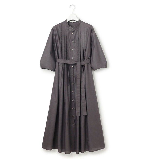 23区「【洗える】ラスターローン フロントタック ワンピース」|ワンピース|