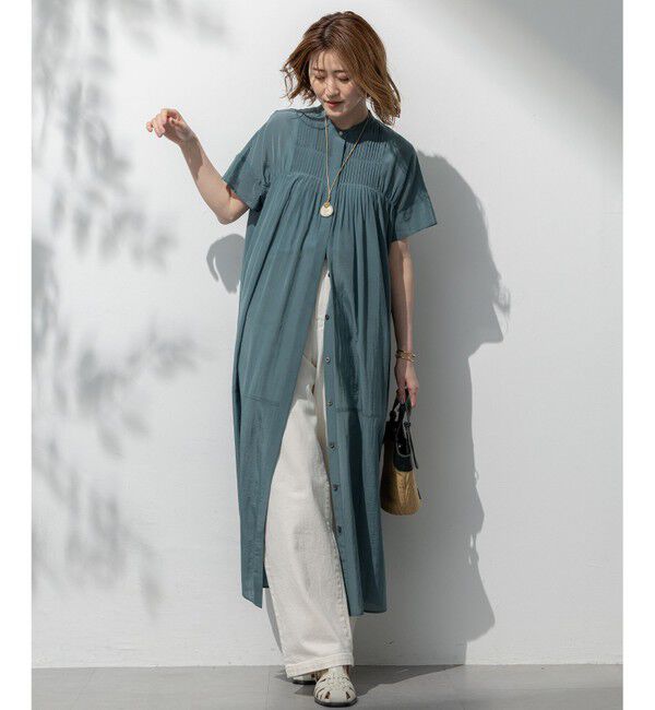 23区「【接触冷感/速乾性/洗える】エアリーブライトローン ワンピース」|ワンピース|