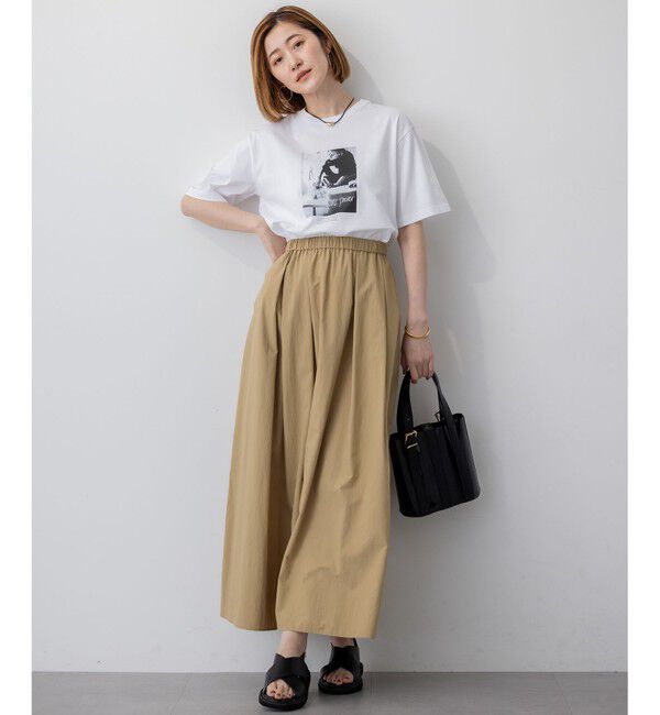 23区「【SLOW/一部店舗限定】UVカット/撥水/接触冷感 ナイロンタスランタフタ スカート」|スカート|