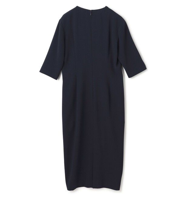 BEIGE,「【洗える】CINDY / Vネックハーフスリーブワンピース」|ワンピース|