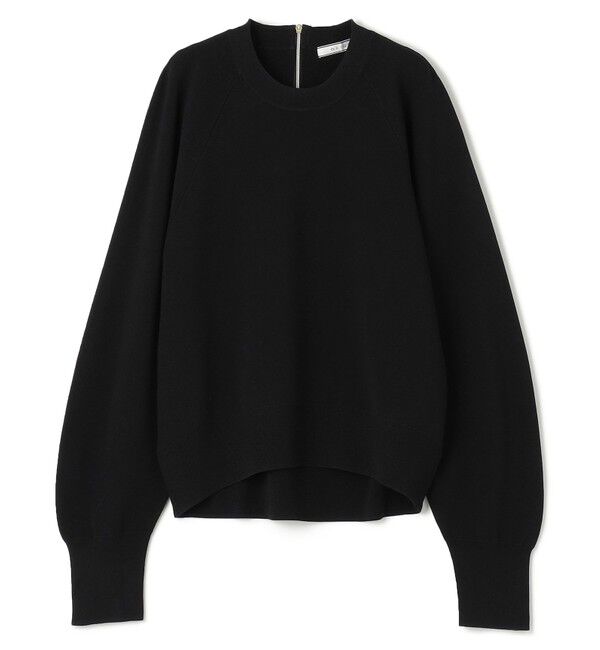 BEIGE,「【洗える】LAURA / ドライタッチバックジップニット」|ニット・セーター|