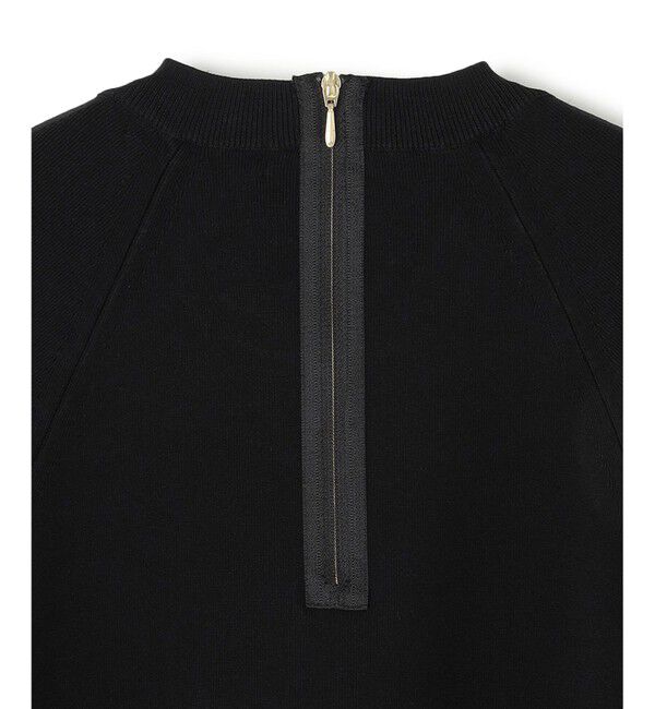 BEIGE,「【洗える】LAURA / ドライタッチバックジップニット」|ニット・セーター|