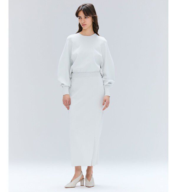 BEIGE,「【洗える】LAURA / ドライタッチバックジップニット」|ニット・セーター|