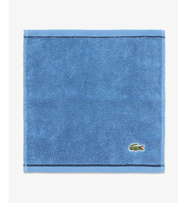 LACOSTE「エッセンシャルハンカチタオル」|タオル|ブルー