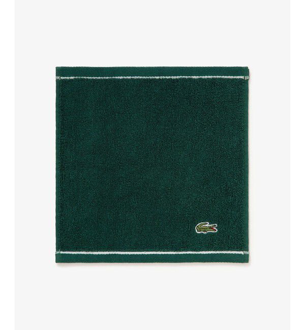 LACOSTE「エッセンシャルハンカチタオル」|タオル|グリーン