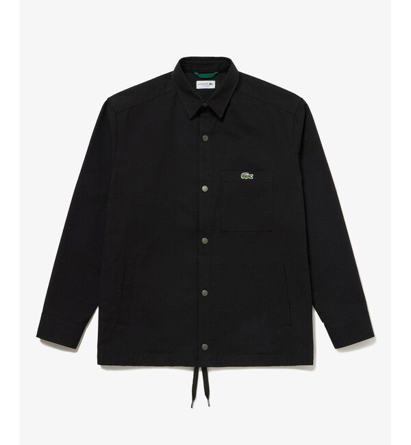 LACOSTE「防風 撥水 裾ドロストコード シャツジャケット」|シャツ・ブラウス|
