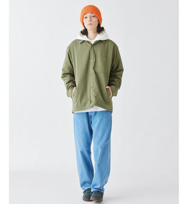LACOSTE「防風 撥水 裾ドロストコード シャツジャケット」|シャツ・ブラウス|
