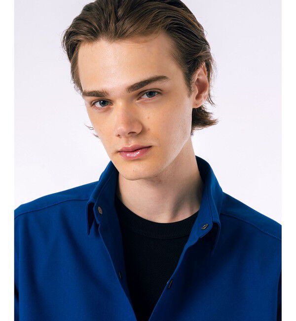 LACOSTE「防風 撥水 裾ドロストコード シャツジャケット」|シャツ・ブラウス|