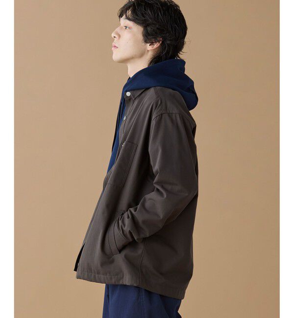 LACOSTE「防風 撥水 裾ドロストコード シャツジャケット」|シャツ・ブラウス|