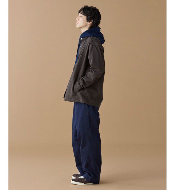 LACOSTE「防風 撥水 裾ドロストコード シャツジャケット」|シャツ・ブラウス|