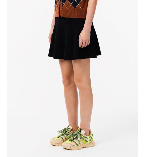 LACOSTE「3Dニッティングフレアスカート」|スカート|
